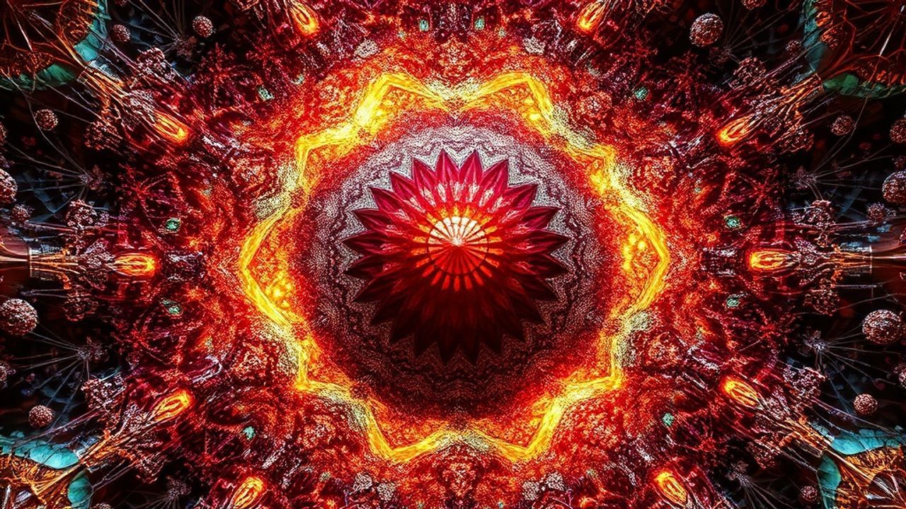 Kaleidoscopic Fractal Zoom Infinite