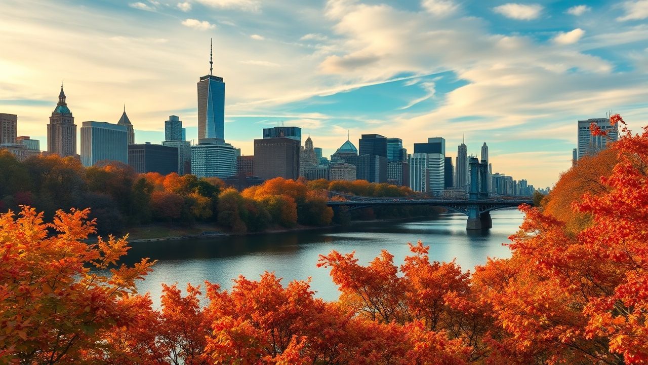 Majestic Central Park Foliage in Autumn
