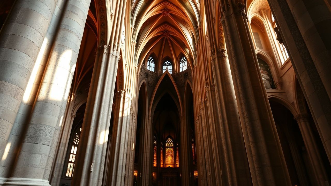Iconic Sagrada Familia Interior