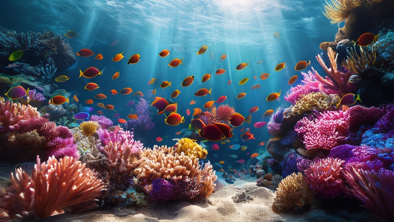 Abyssal Coral Reef Vibrant