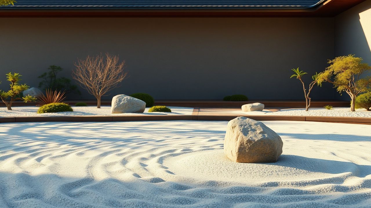 Silent Zen Garden Raked Serenity