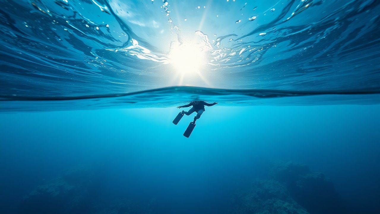 Coral Freediver Blue Abyss Serenity