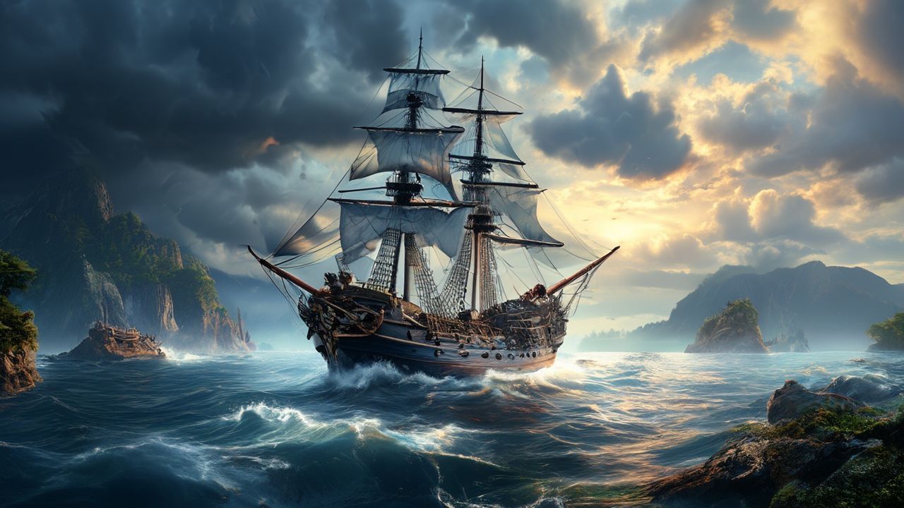 Glorious Piratebay Ship Islands Storm