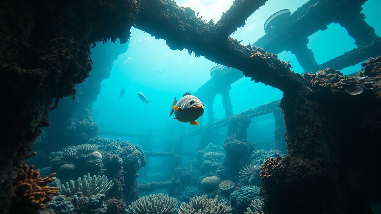 Crystal Shipwreck Coral Encrusted