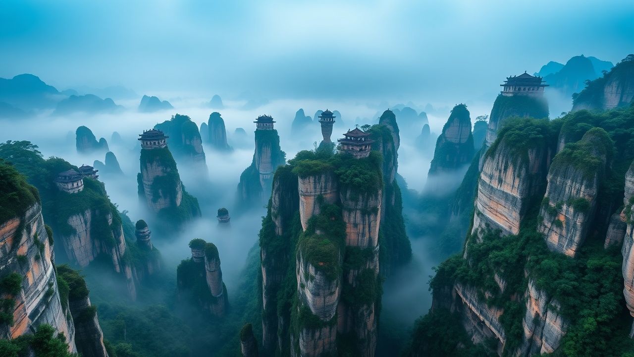 Glorious China Zhangjiajie Avatar in the Mist