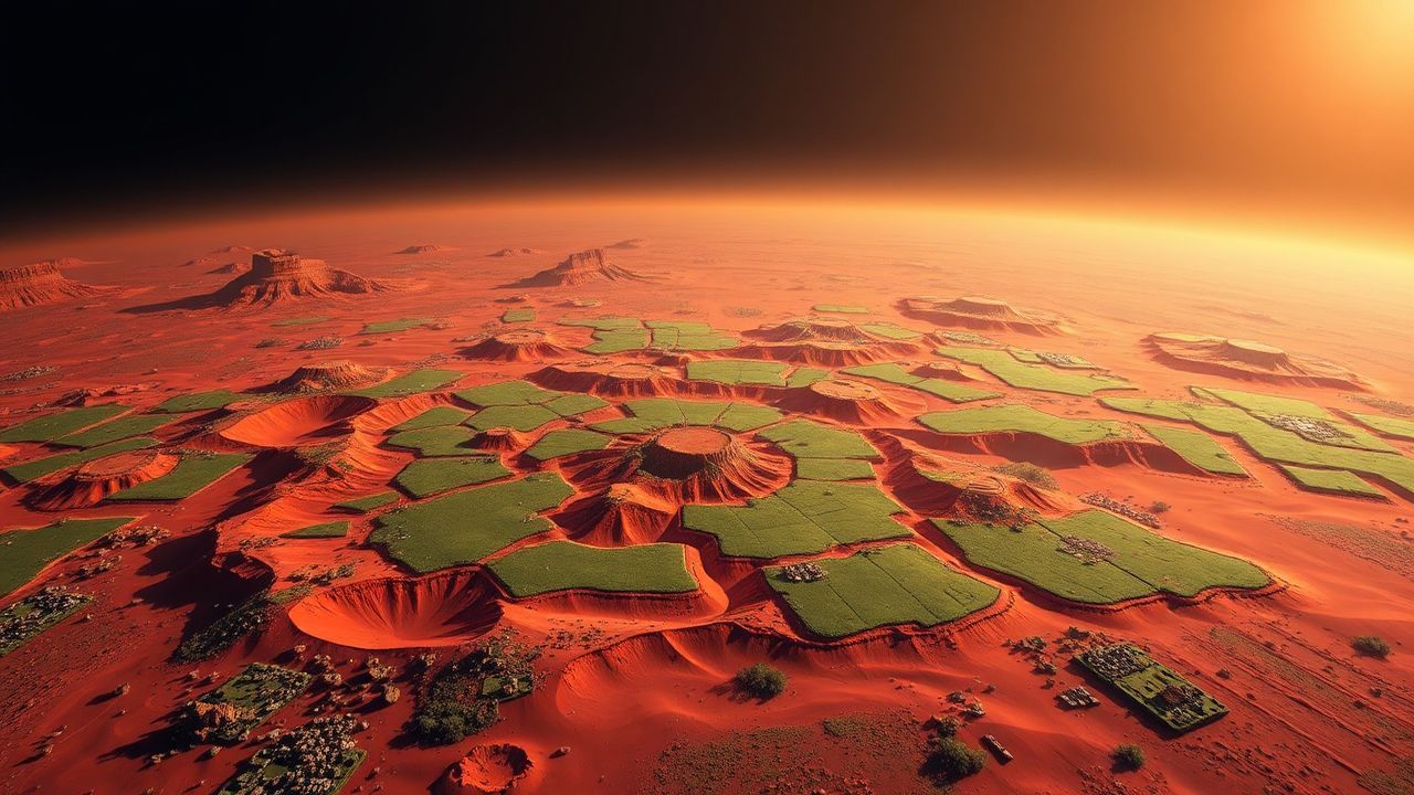 Radiant Mars Terraforming Green