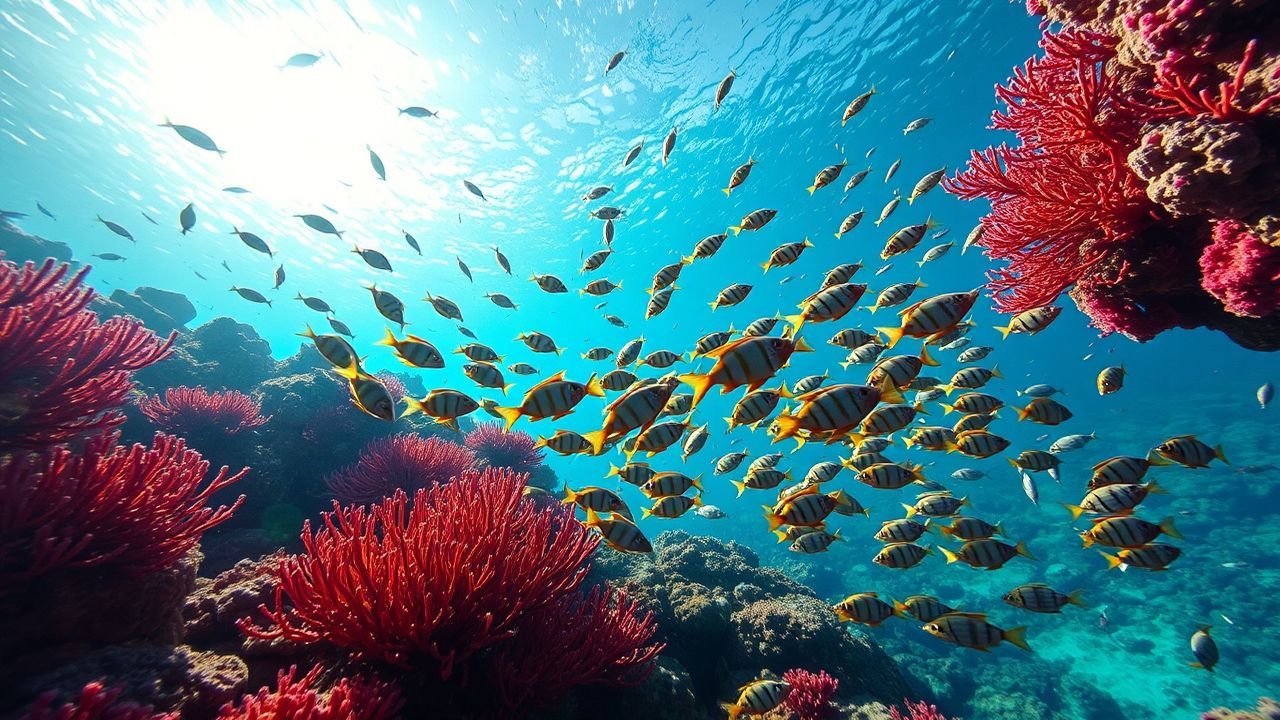 Luminous Coral Reef Vibrant