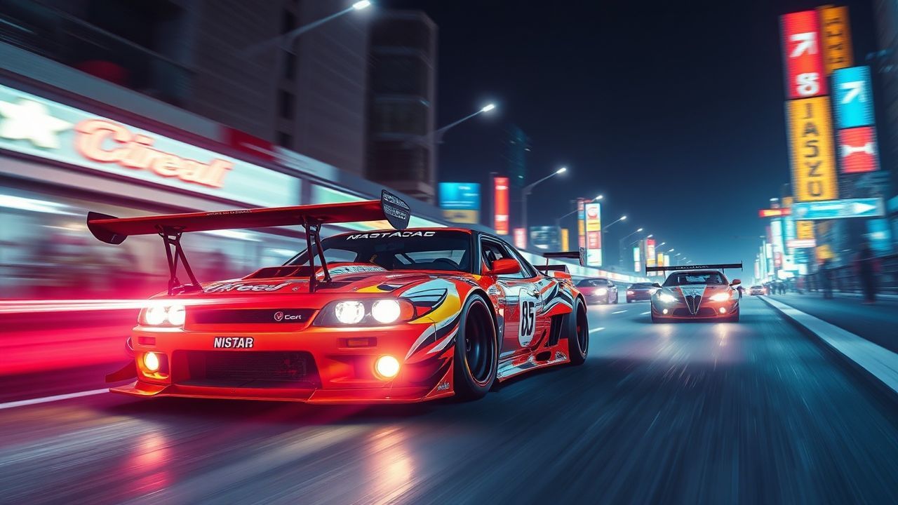 Blazing Street Race Modified Neon Dreams