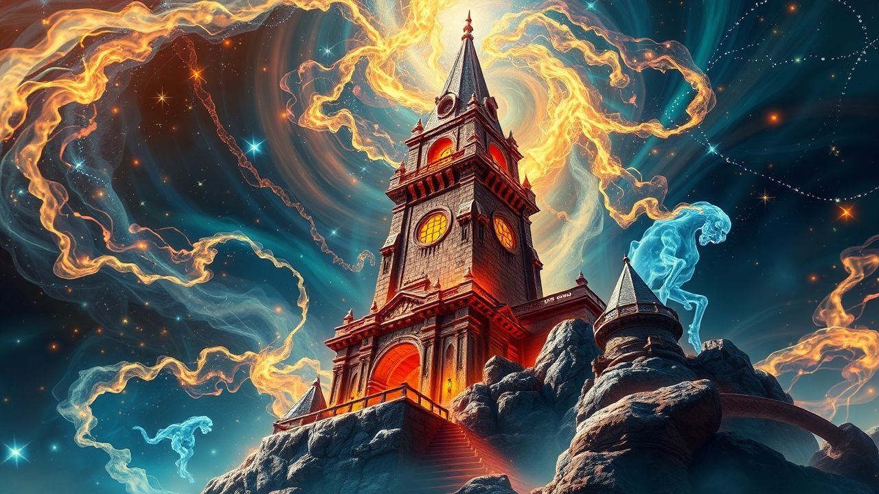 Arcane Wizard Tower Energy Magic