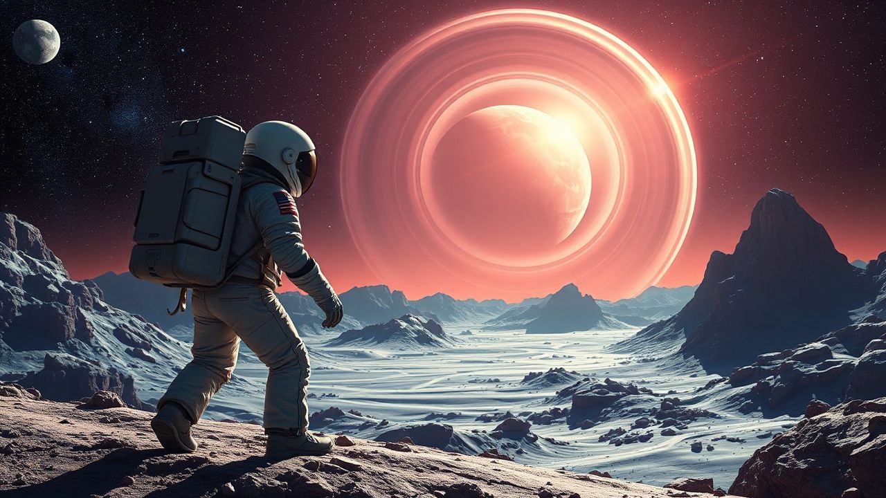 Celestial Astronaut Alien Planet