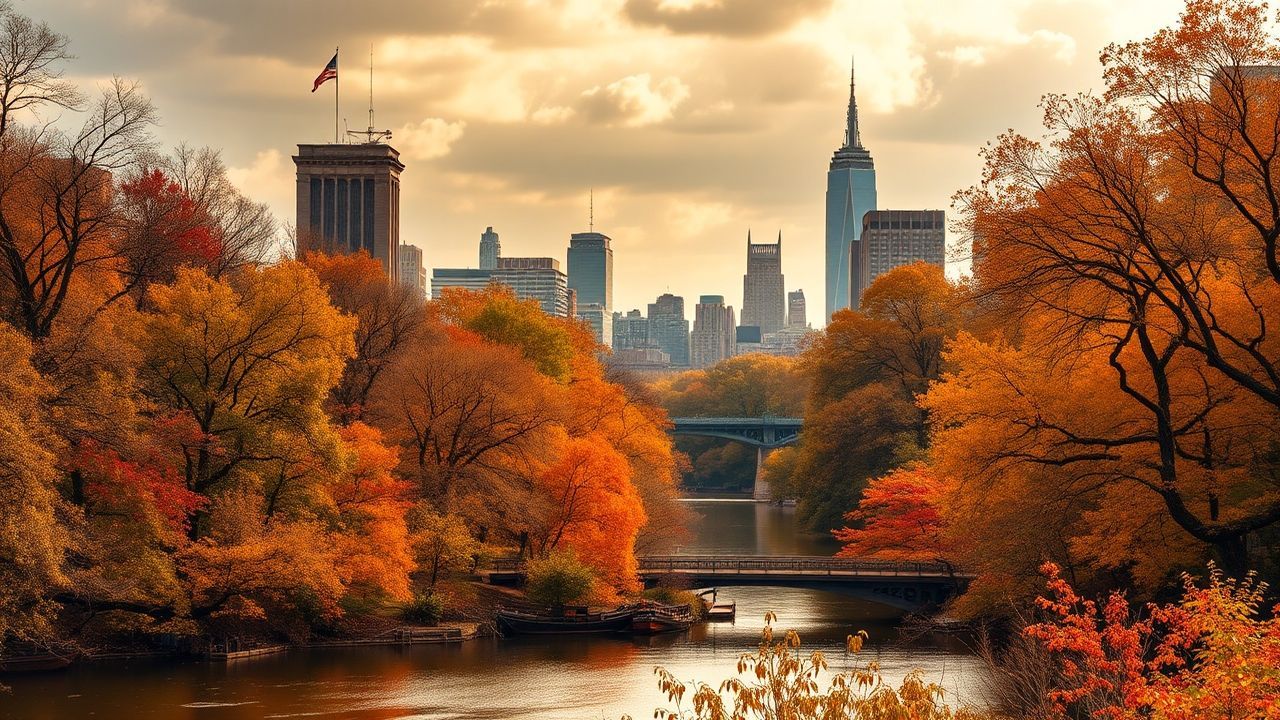 Glorious Central Park Foliage in Autumn