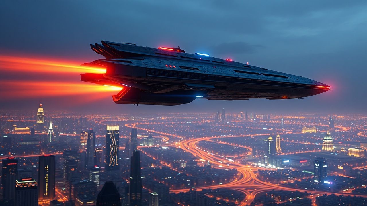 Monumental Alien First Contact