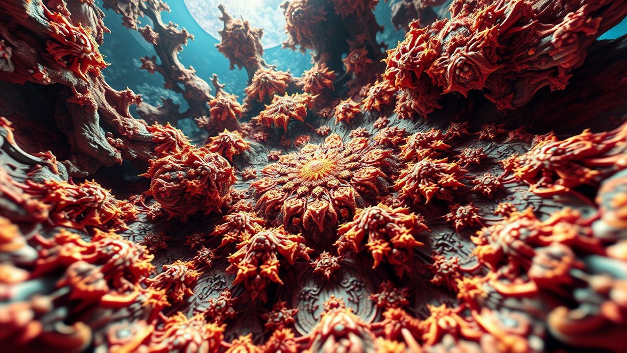 Iridescent Fractal Zoom Infinite