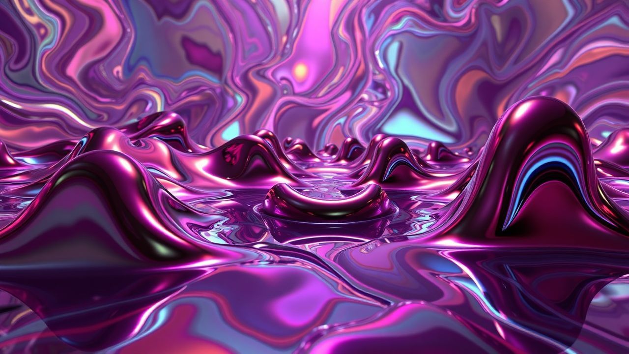 Infinite Liquid Chrome Morphing