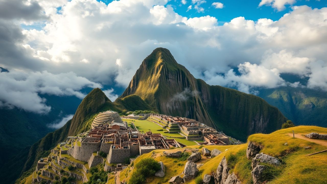 Mysterious Machu Picchu Picchu Clouds