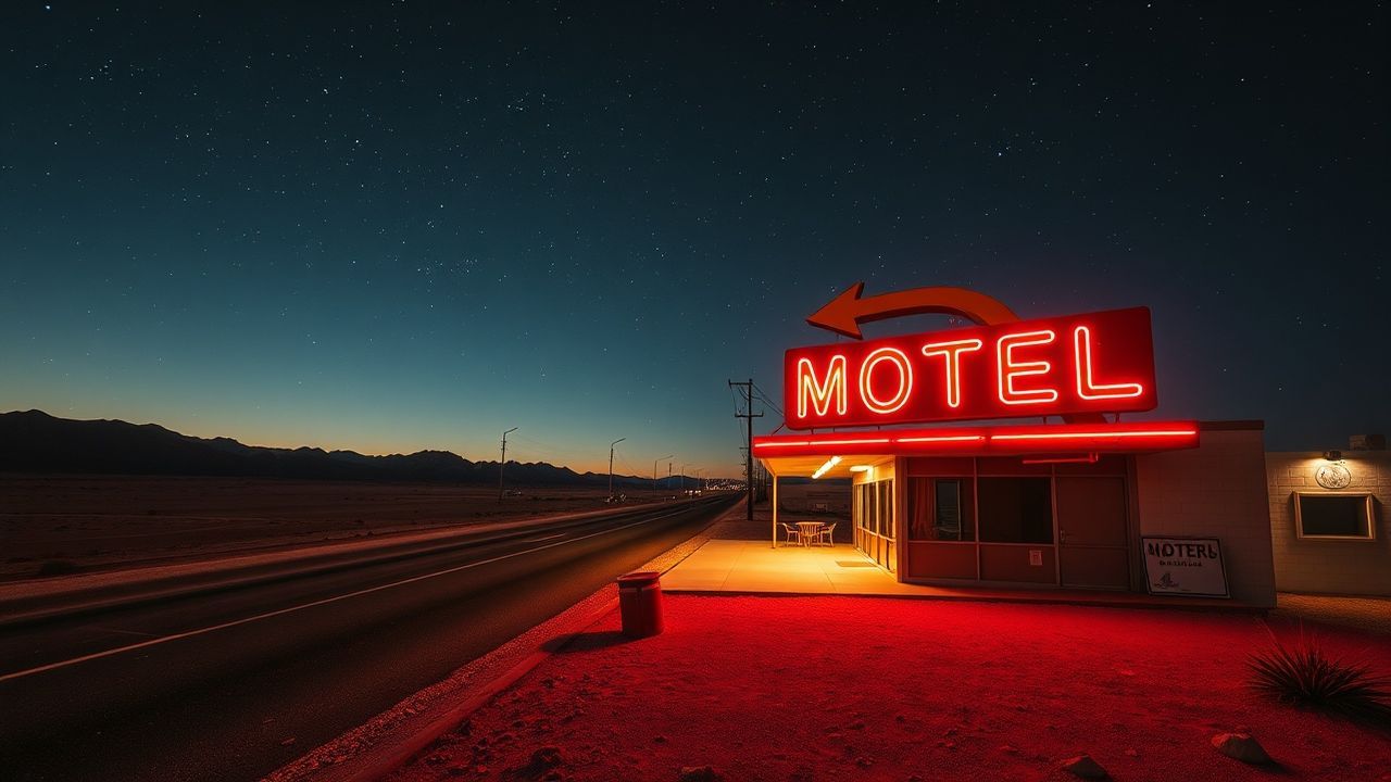 Neon Motel Sign Vacancy Neon Dreams