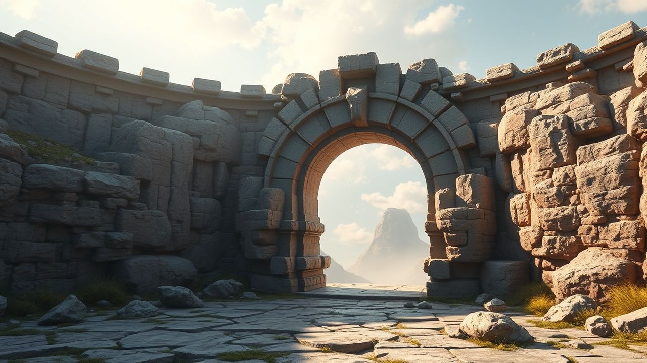 Mystical Portal Stone Arch