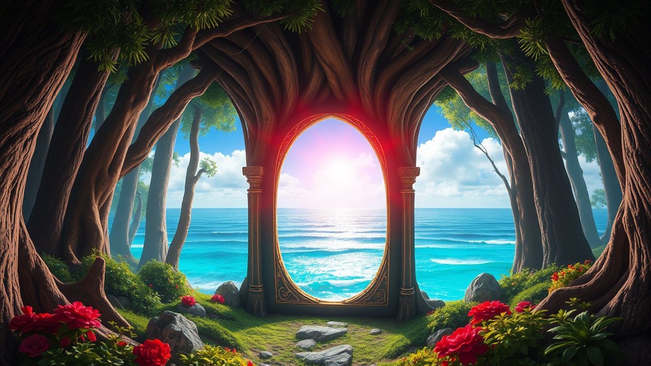 Impossible Door Ocean Opening