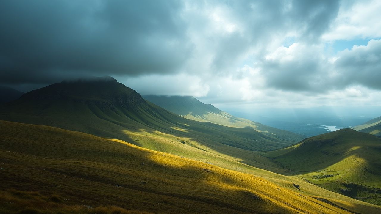 Stunning Scottish Highlands Rolling Drama