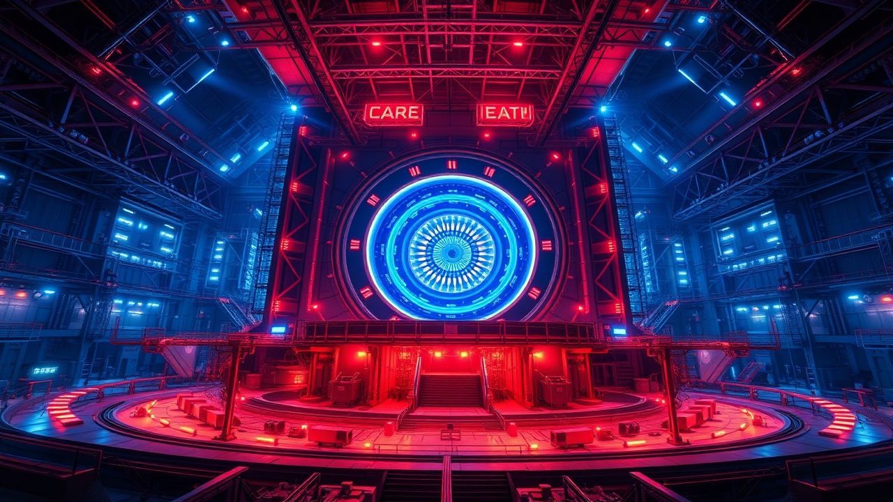 Advanced Fusion Reactor Core Glow