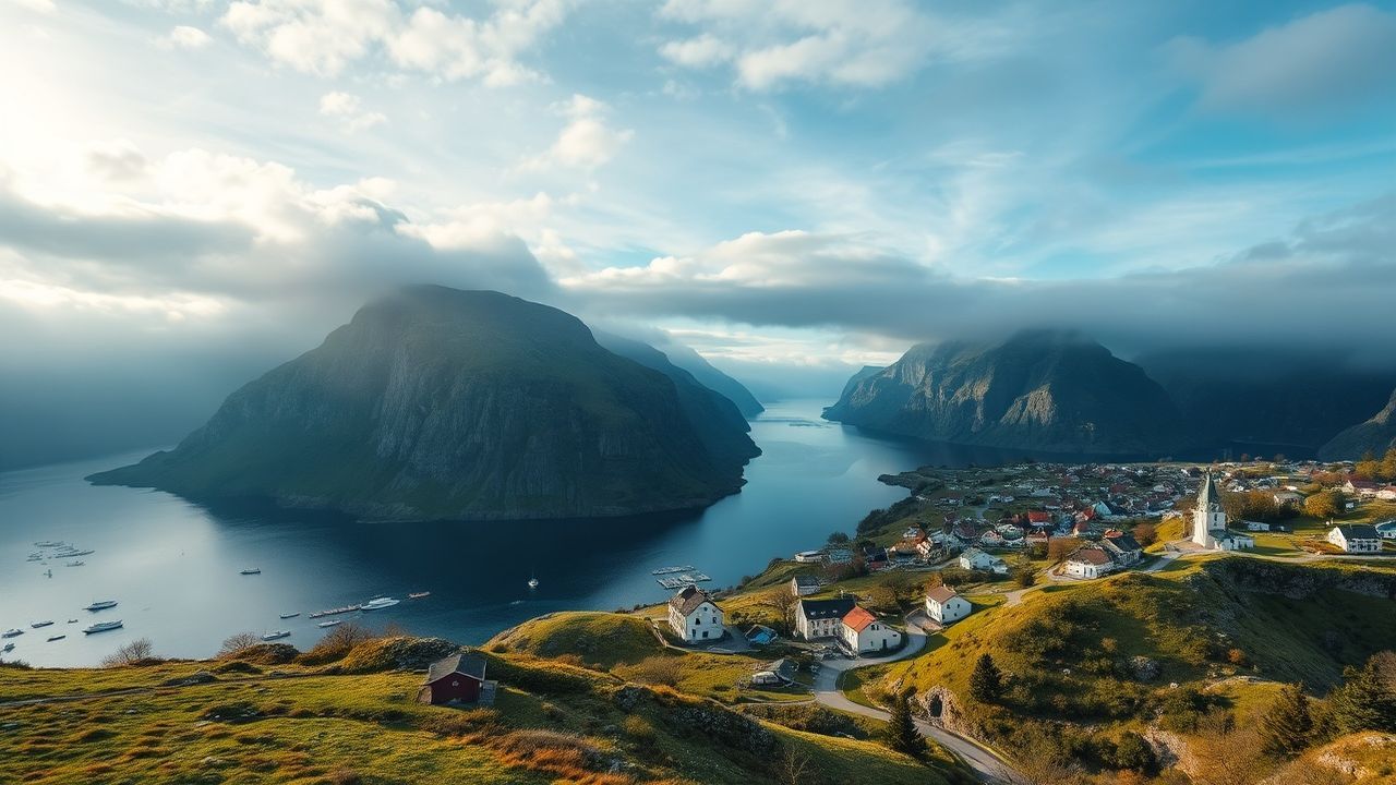 Wild Norway Fjord Cliffs Drama