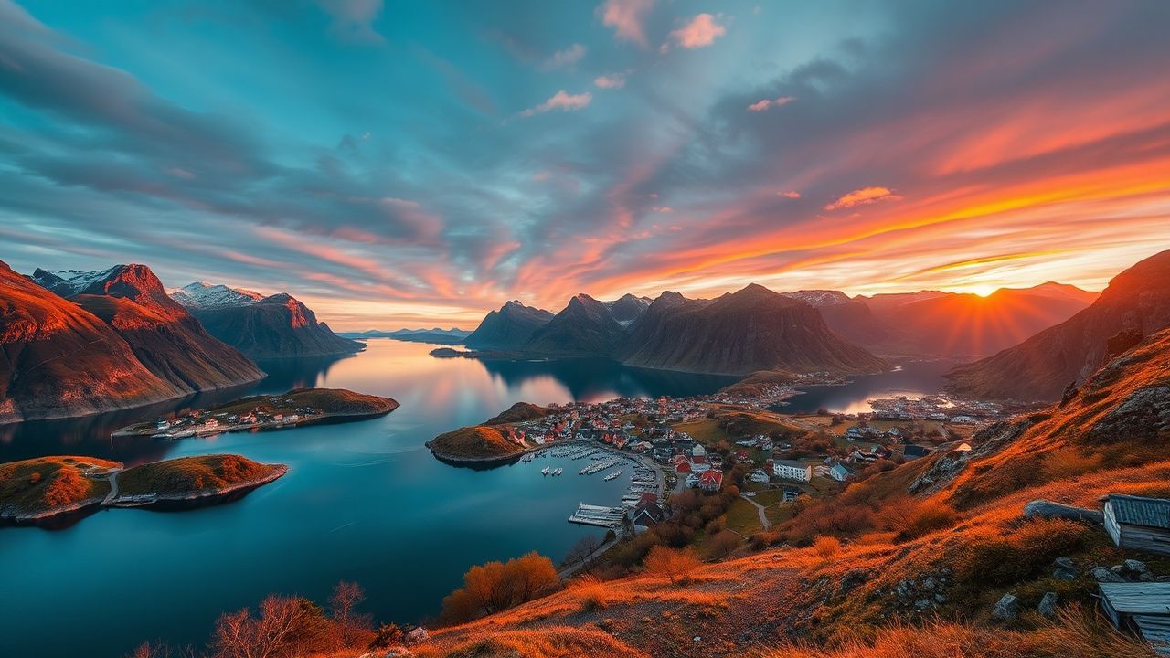 Majestic Norway Lofoten Islands Drama