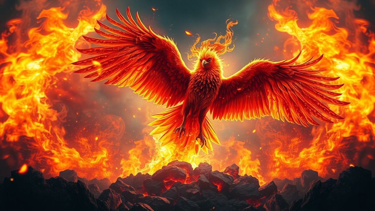 Wondrous Phoenix Rising Ashes Magic