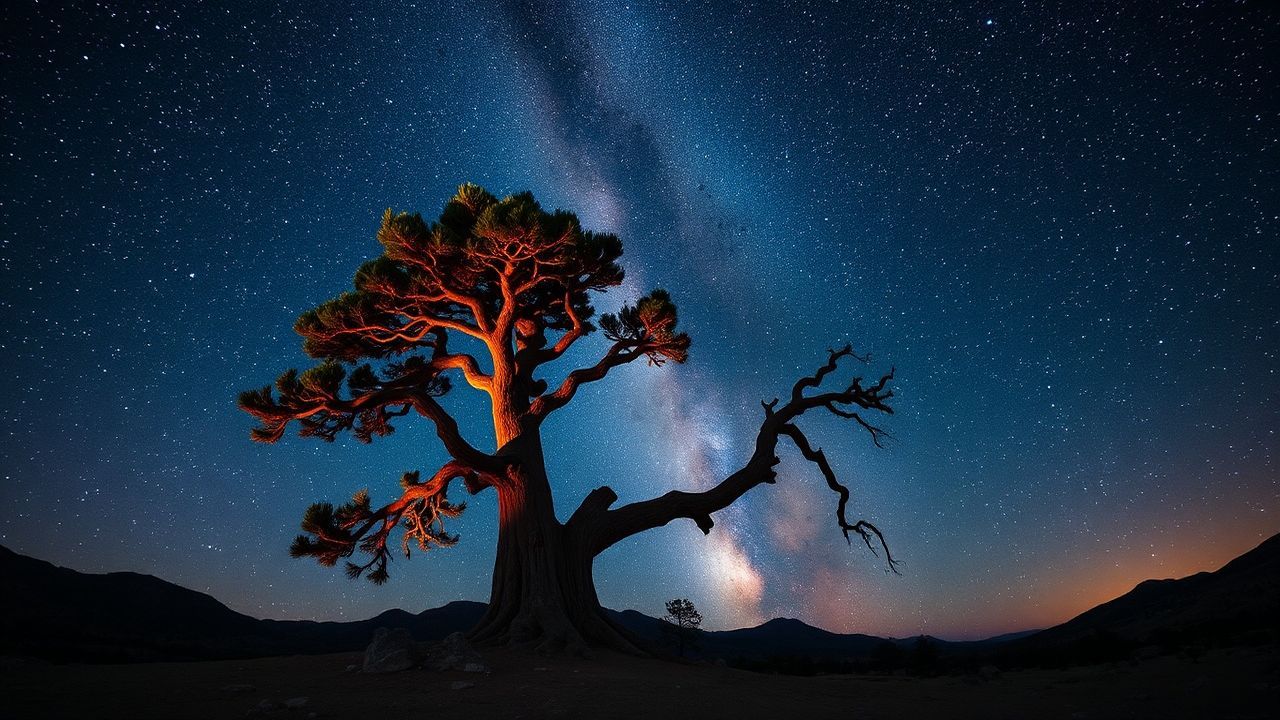 Lush Milky Way Core Ruins