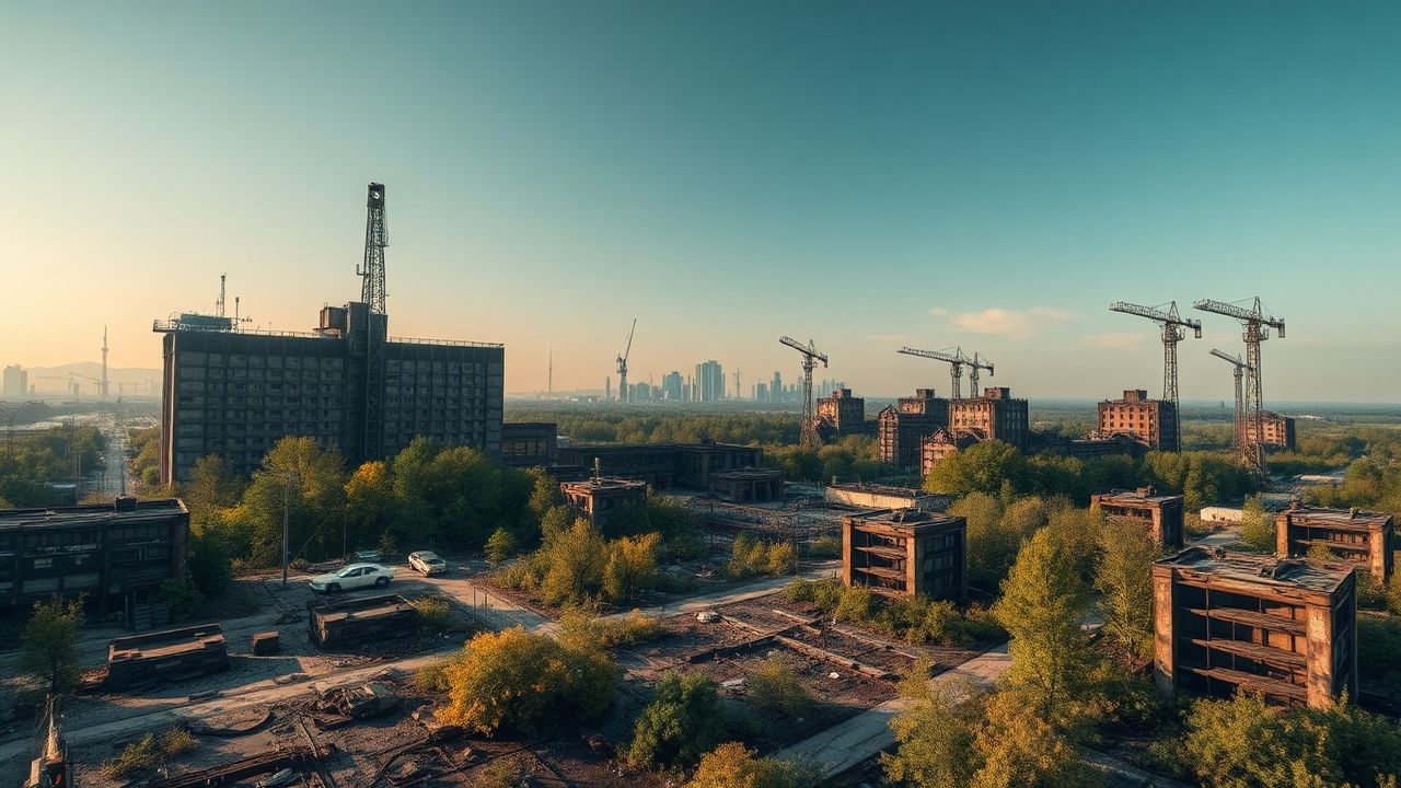 Vivid Chernobyl Nature Reclaiming