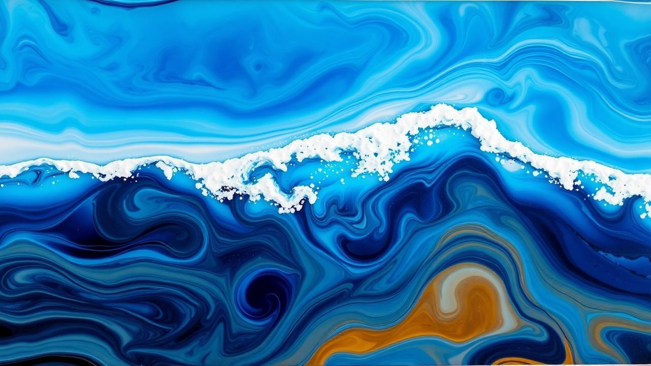 Brilliant Resin Art Ocean