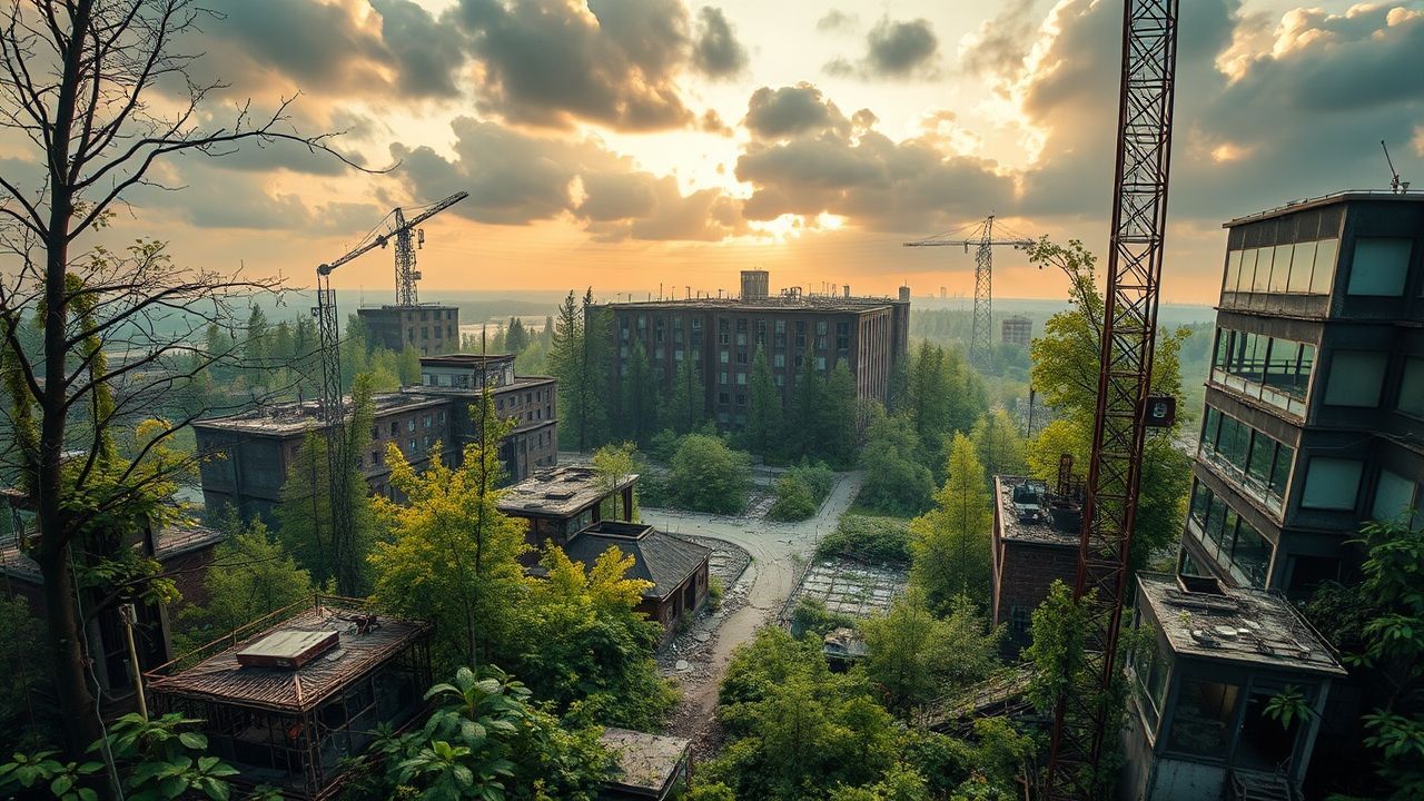 Sprawling Chernobyl Nature Reclaiming