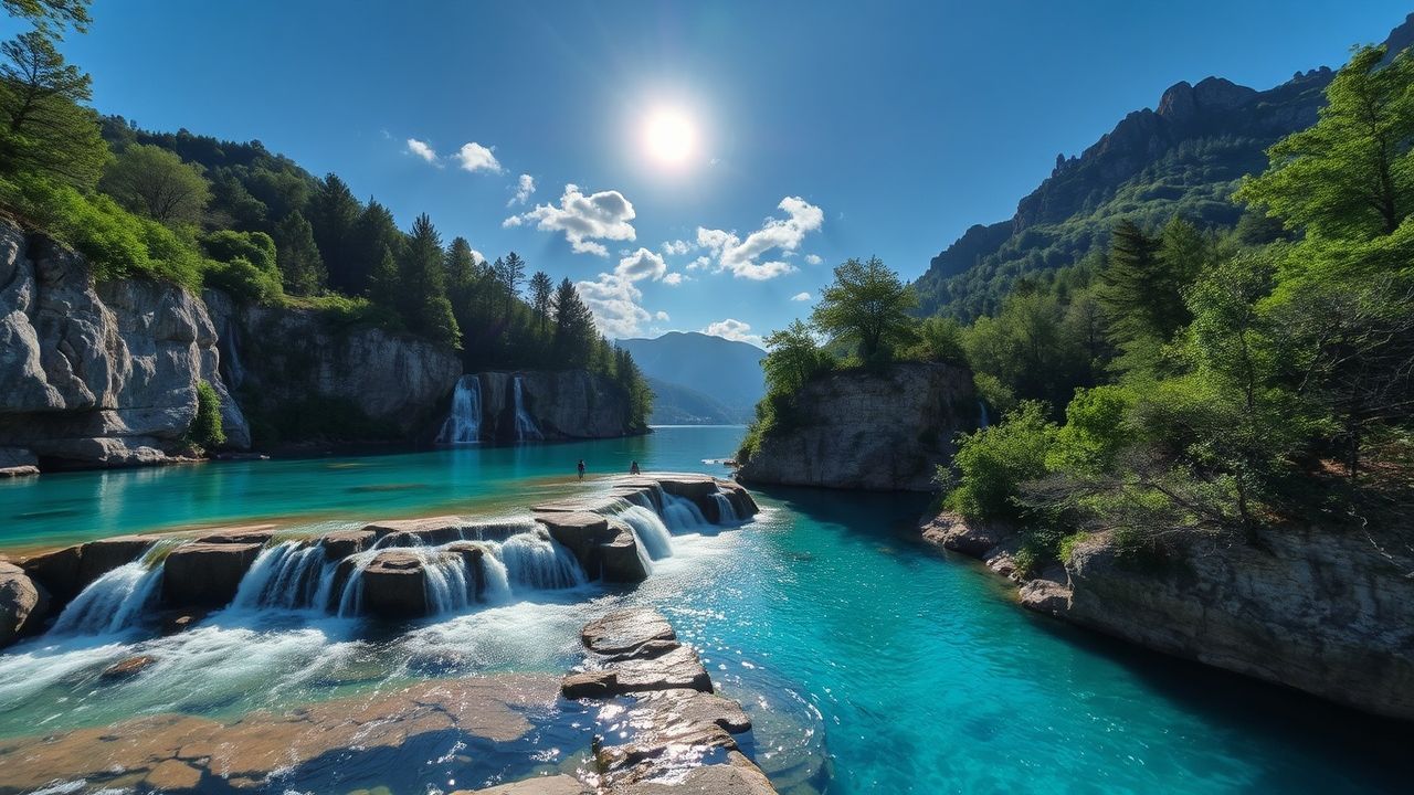 Serene Croatia Plitvice Lakes