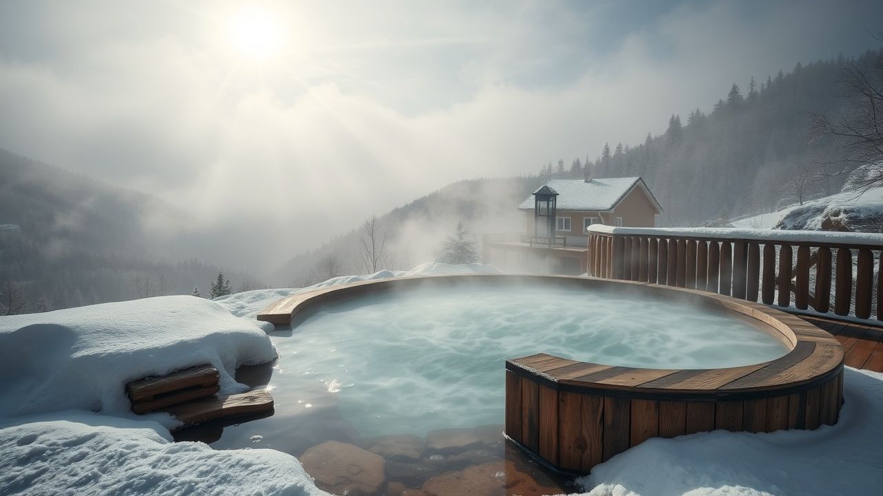 Timeless Onsen Hot Outdoor in Spring