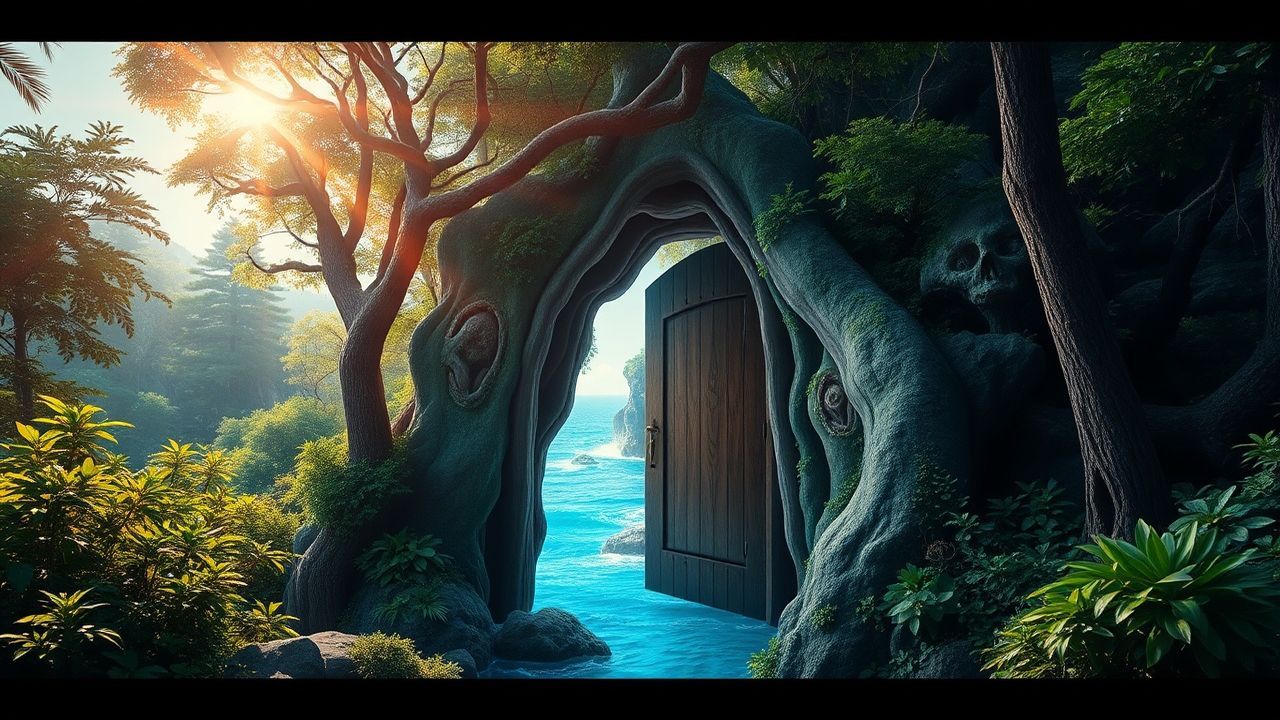 Glorious Door Ocean Opening