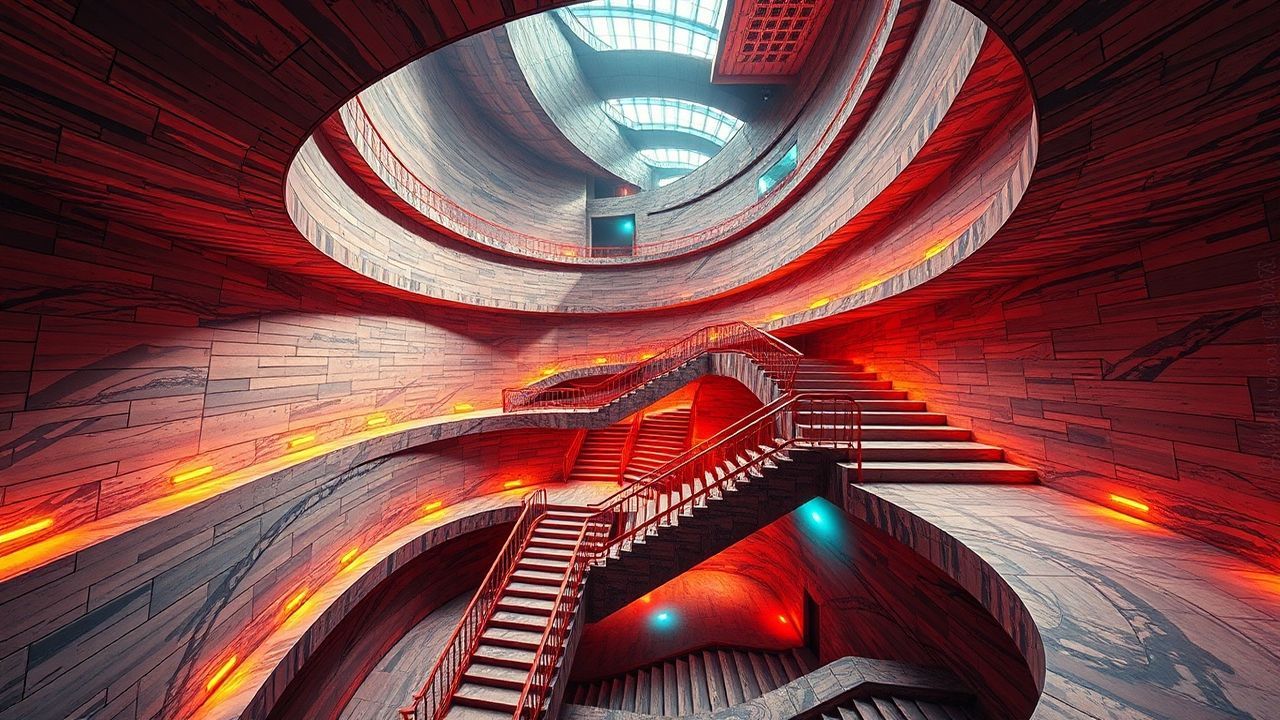 Dramatic Infinite Stairs Impossible