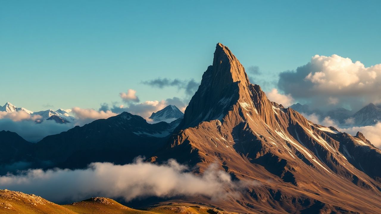 Lush Matterhorn Pyramid Peak Drama