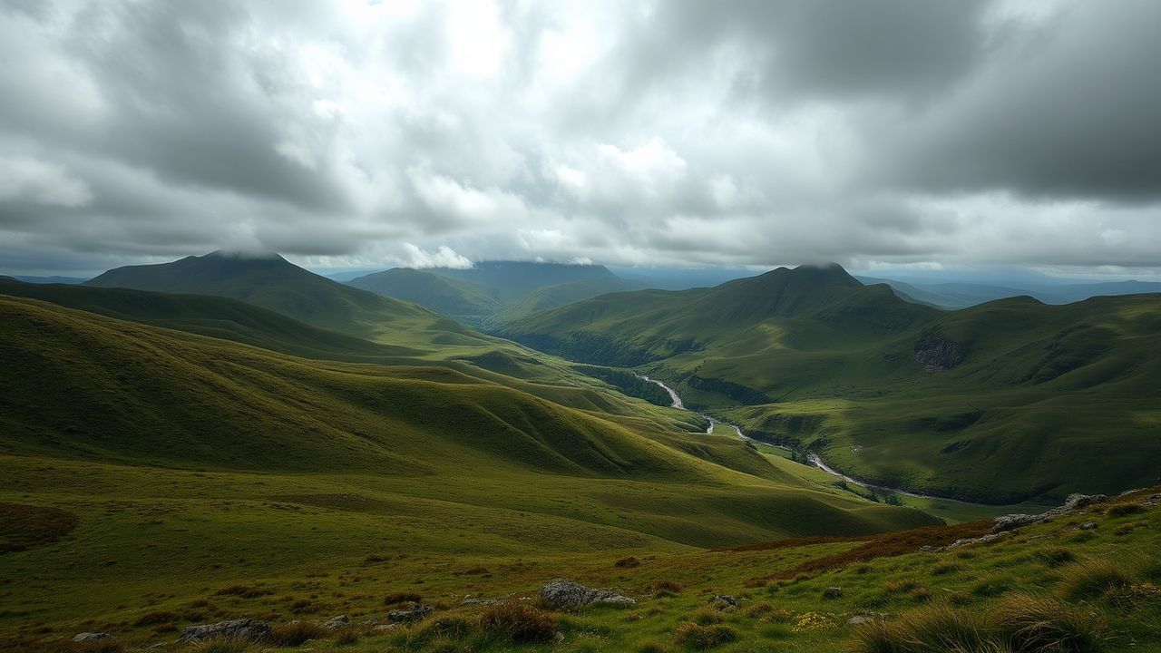 Tranquil Scottish Highlands Rolling Drama