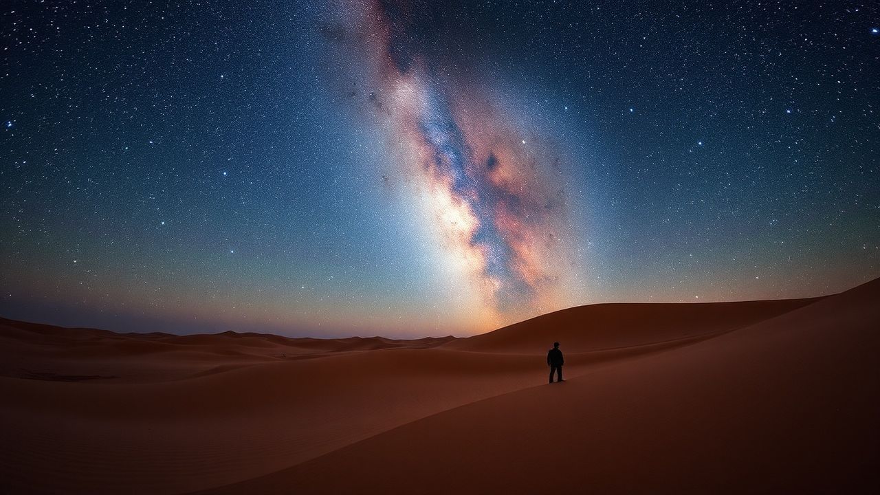 Lush Desert Milky Way by Night