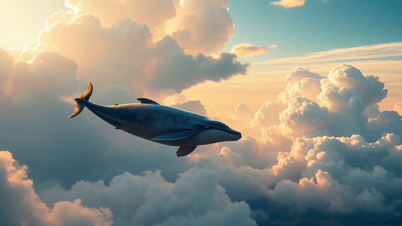 Ornate Whale Flying City