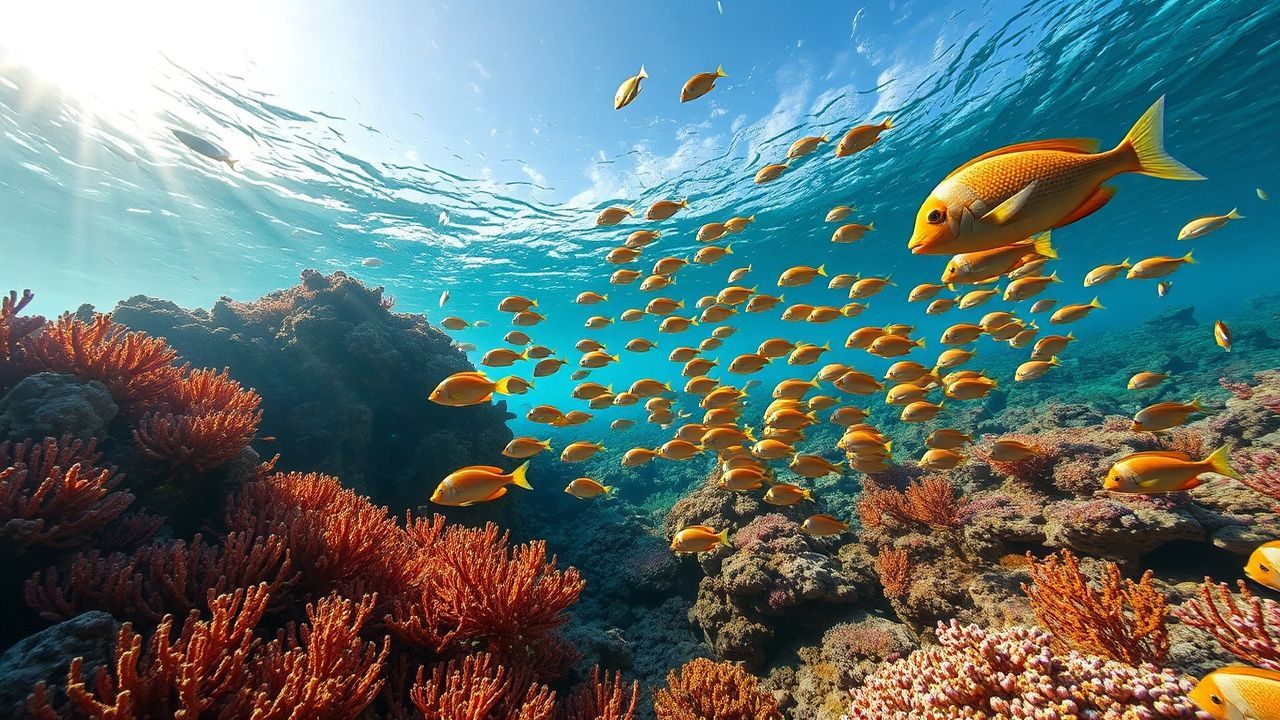 Ethereal Coral Reef Vibrant