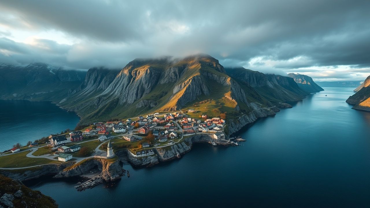 Brilliant Norway Fjord Cliffs Drama