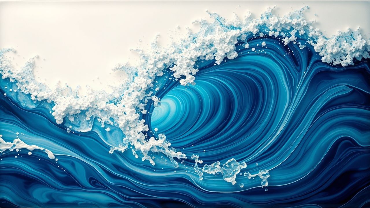 Captivating Resin Art Ocean