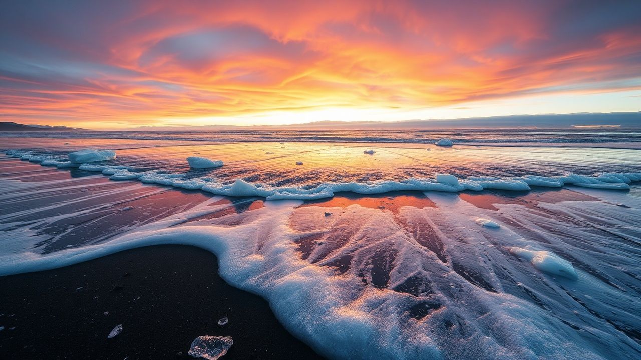 Pristine Iceland Diamond Beach