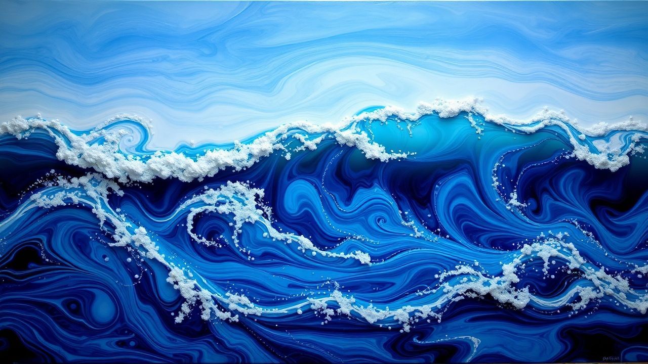 Mystical Resin Art Ocean
