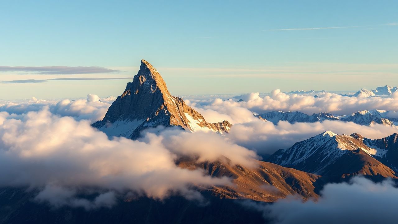 Dramatic Matterhorn Pyramid Peak Drama
