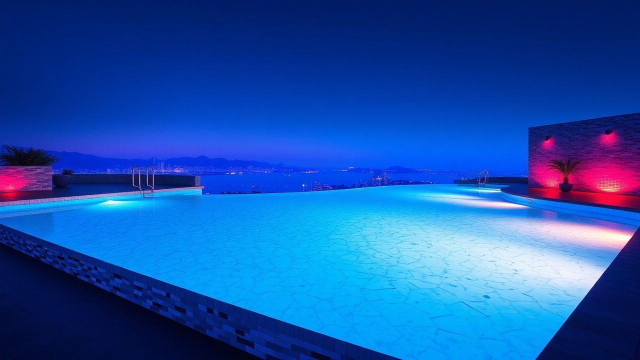 Awe-Inspiring Liminal Pool Empty