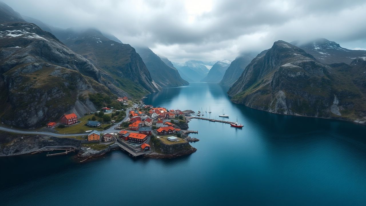 Breathtaking Norway Fjord Cliffs Drama