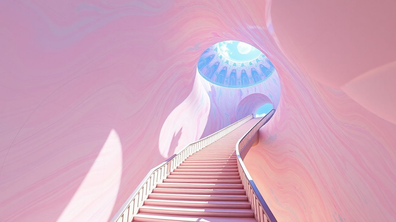 Vibrant Infinite Stairs Impossible