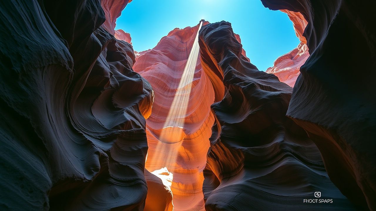 Captivating Slot Canyon Narrow Glow