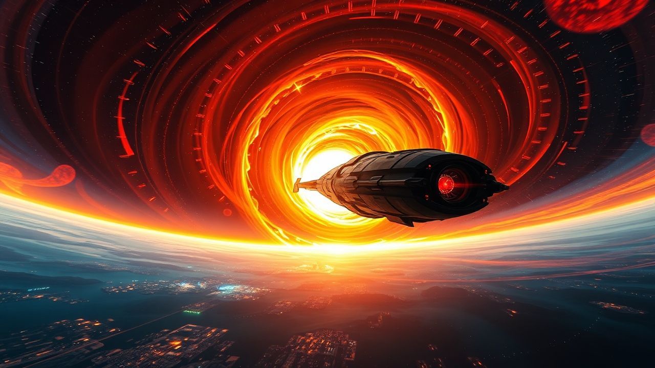 Astral Interstellar Ship Approaching